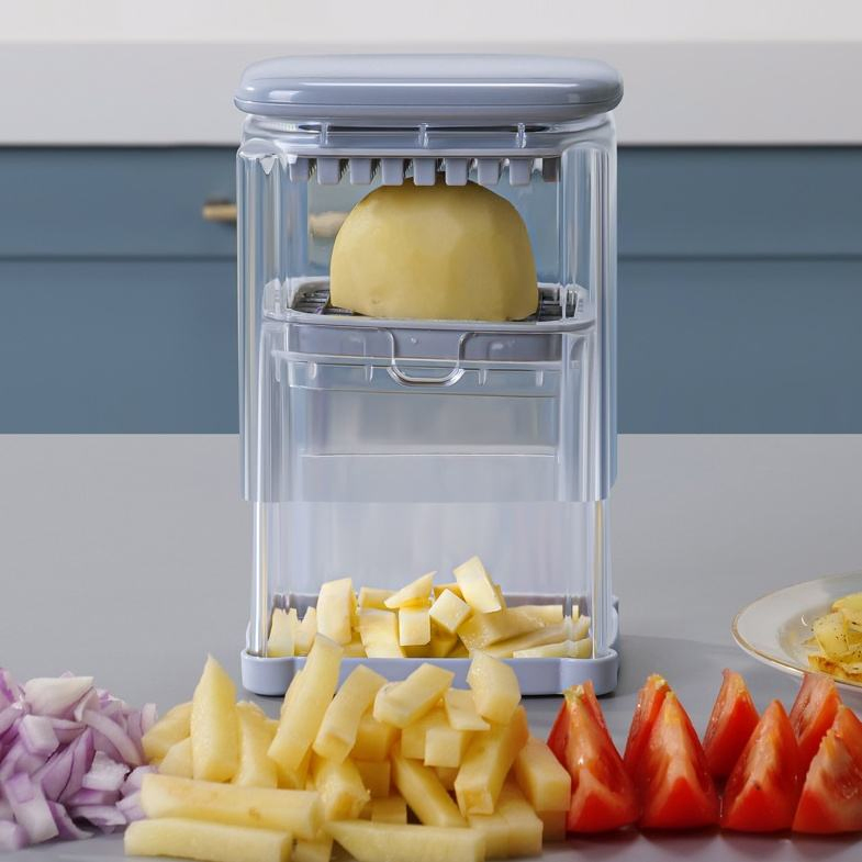 Тёрка овощерезка 4-лезвия и 2-лезвия для овощей и картофеля фри