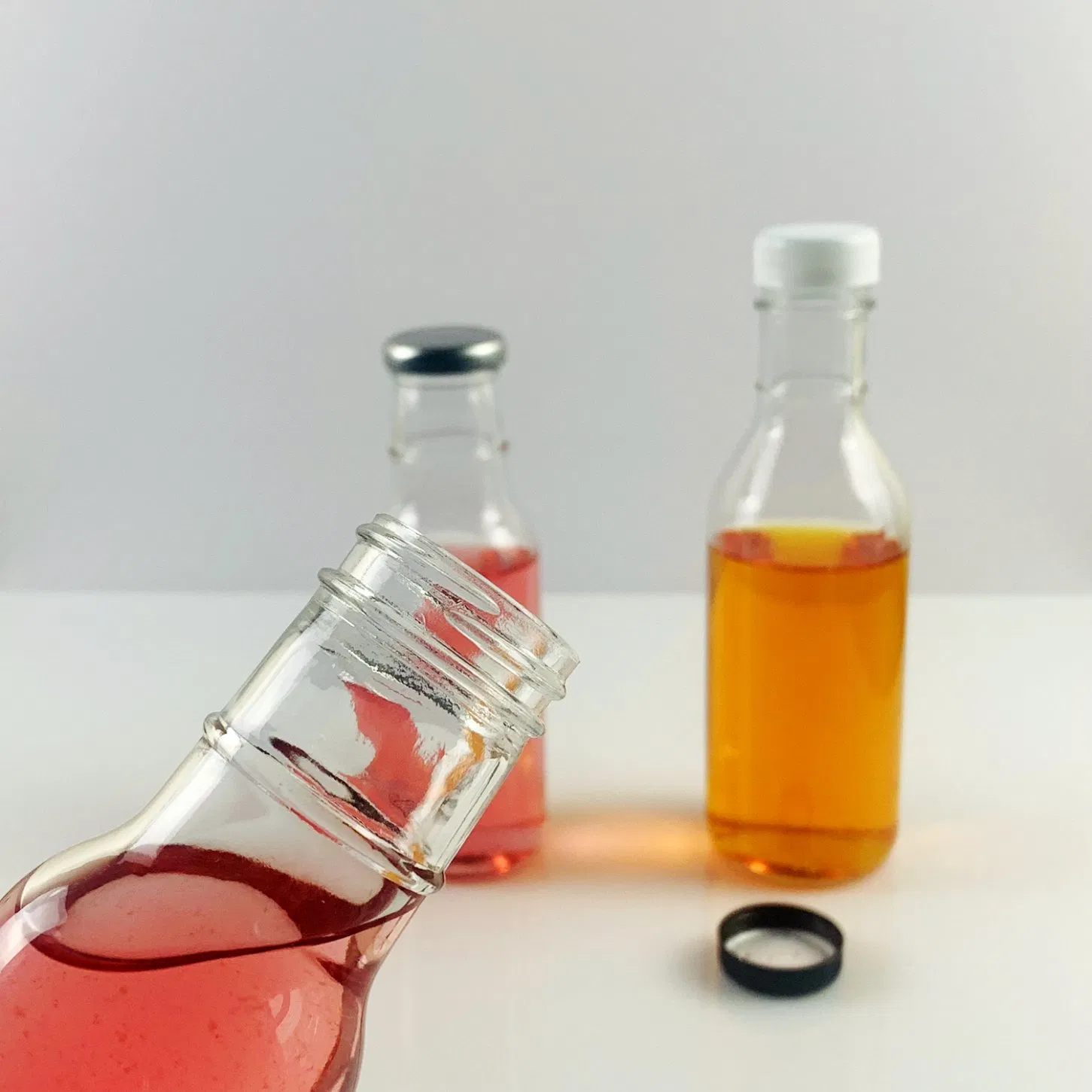 Стеклянные бутылки 250мл, 360мл, 500мл для соусов BBQ