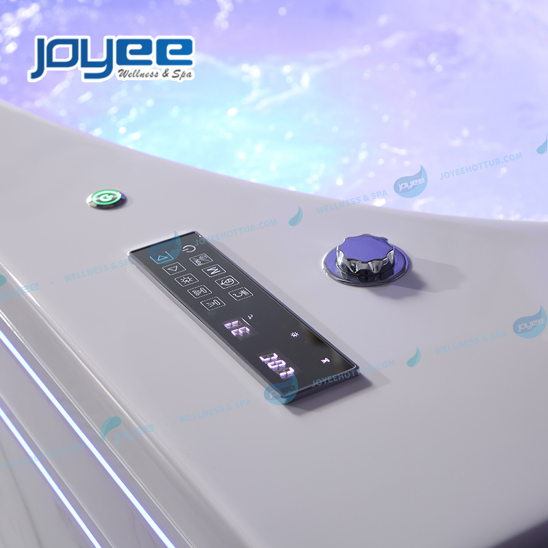 Угловая гидромассажная ванна Joyee с LED-подсветкой