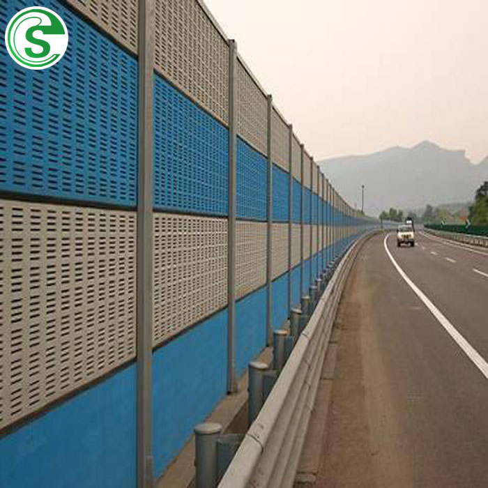 China Noise Barrier Soundproof Fence Panel for Bridge