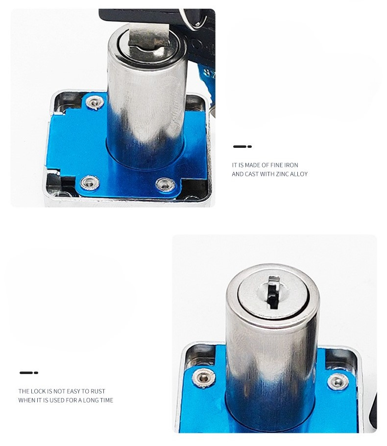 Cam Cylinder Locks Door Cabinet Drawer Locks for Gym Cabinet Lock Furniture Hardware