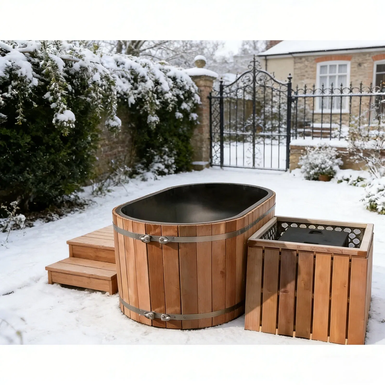 Ванна для ледяных ванн с охладителем и фильтром озона