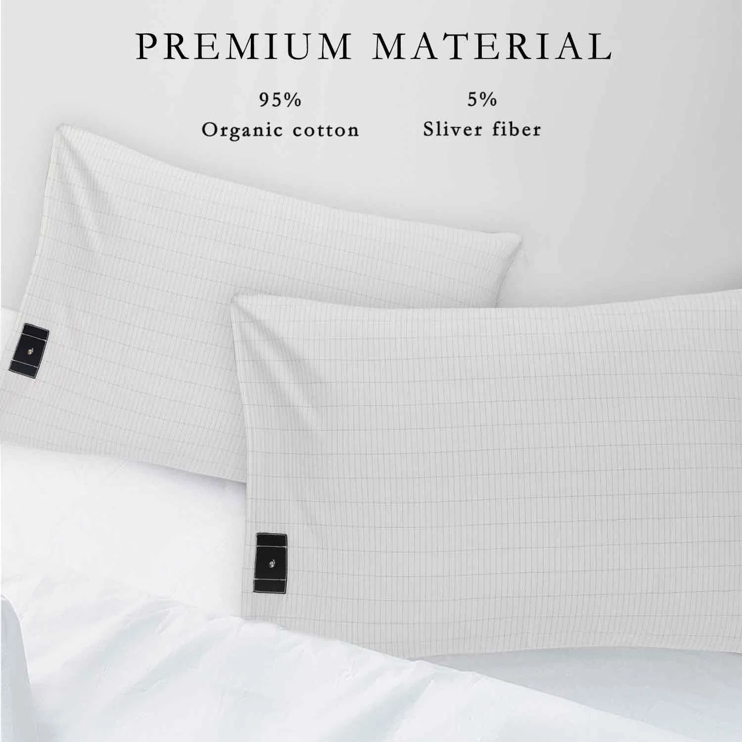 Cost-Effective Faraday Cotton Blend with Silver Fiber for Earthed Pillowcase and Improve Sleep