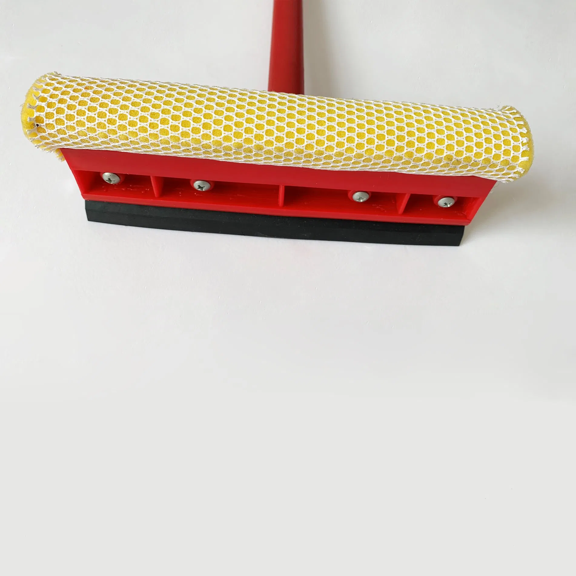 Factory Price PVC Handle Sponge and Rubber Squeegee Dobule Side Head 10” Window Wiper for Car Floor Mirror Washing