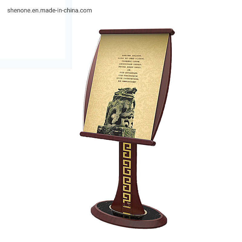 Shenone Wholesale Hotel Lobby Information Display Hotel Indicator Acrylic Sign Stand