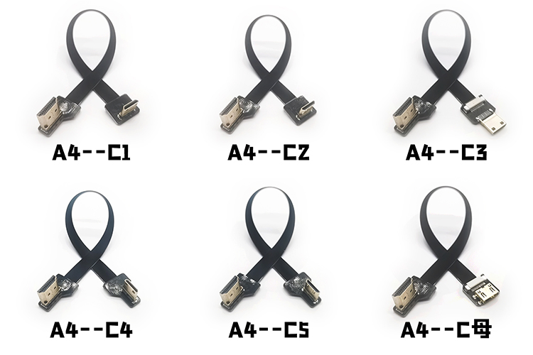 Wholesale Customized Fpv HDMI Cable Micro HDMI Cable Mini HDMI FPC Cable for Drone Appliance