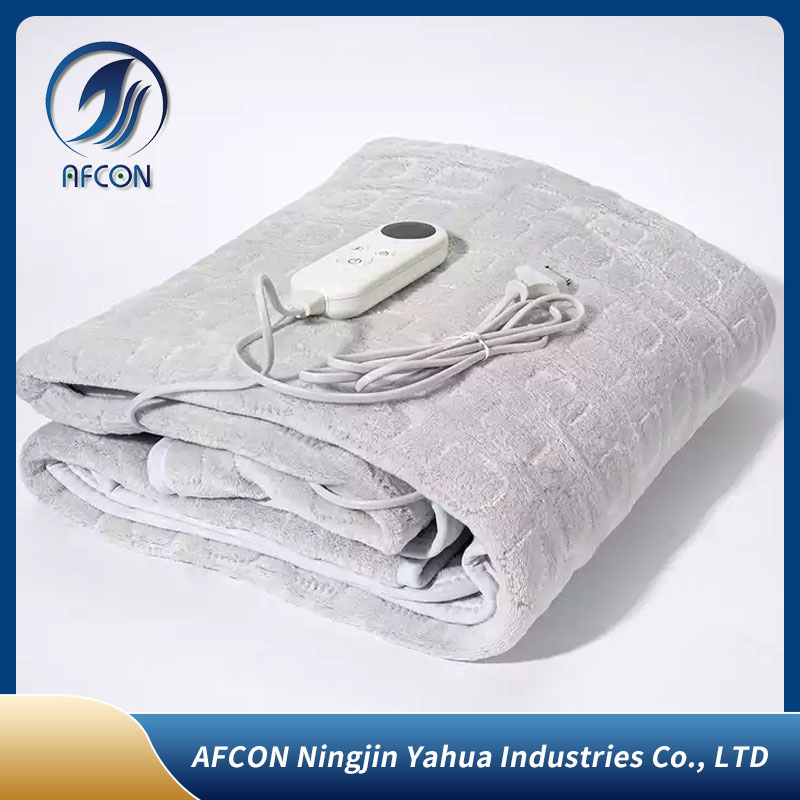 Extra Large Heated Blanket Full Body Velvet Electric Throw Blanket with 6 Heat Settings