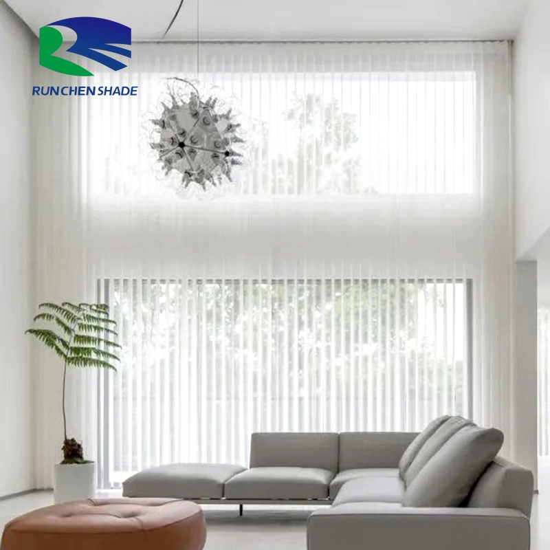 Romantic Dream Electric Sheer Curtain for French Window Big Vertical