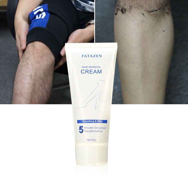 Private Label Natural Organic Herbal 5 Mins Efficiency Full Body Painless Depilatory Men Permanent Hair Removal Cream