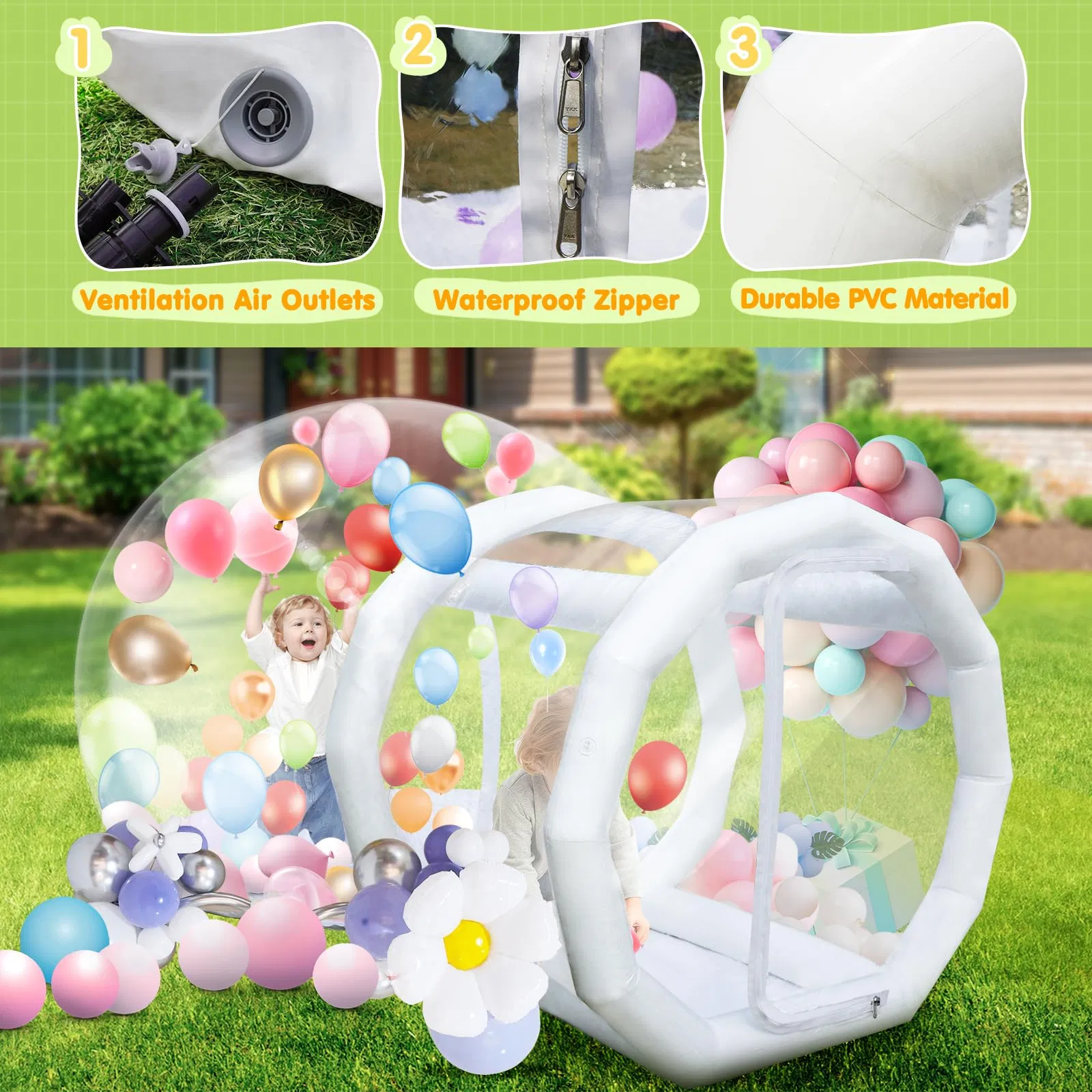 5m Fun PVC Bounce Bubble House