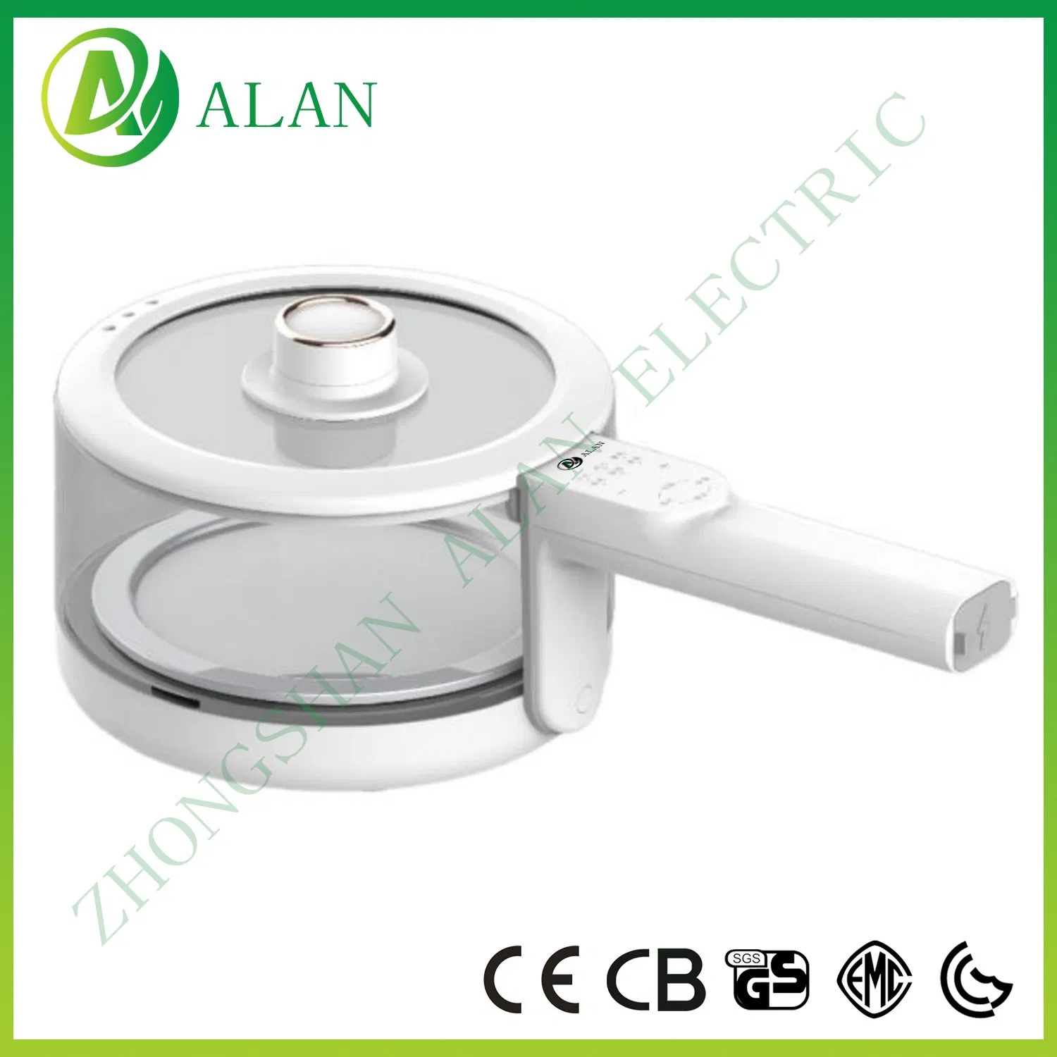 Portable Multifunction Electric Multi Cooking Electric Hot Pot Cooker Suitable for Noodles/Hotpot/Soup Mini Electric Frying Pan