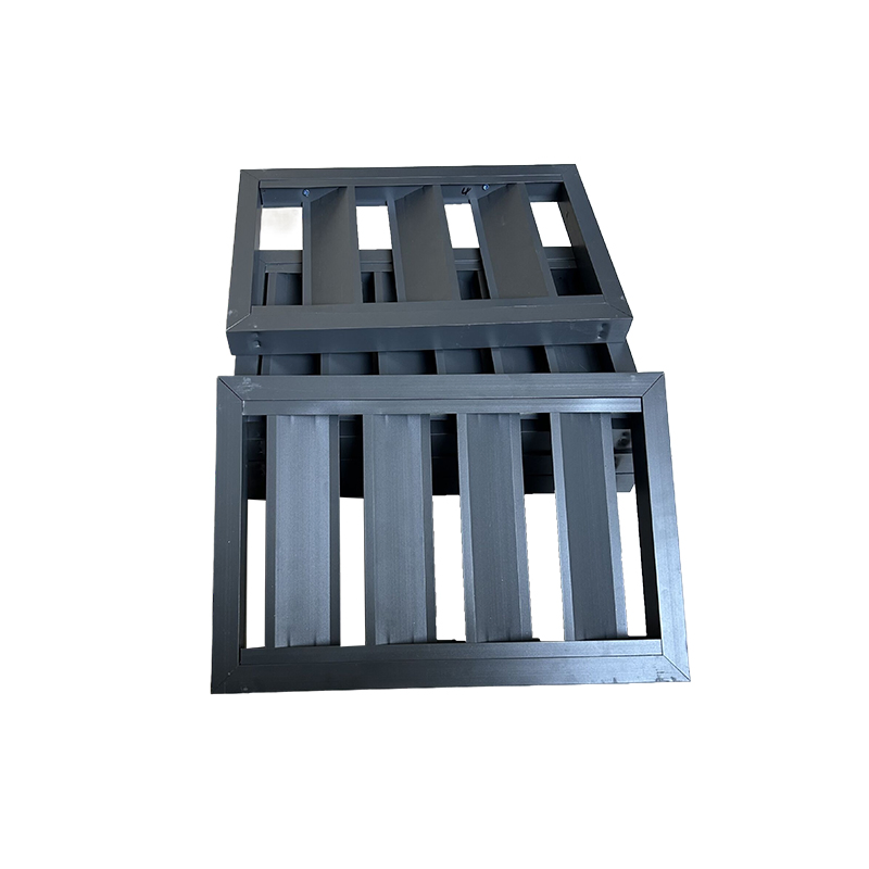 Wall Mounted Metal Ventilation Aluminium Louver Shutter for HVAC Airflow and Sunshade Protection