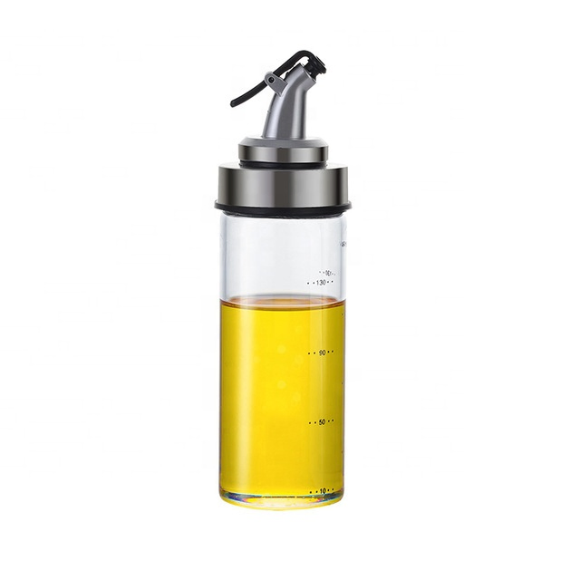 250ml 500ml 750ml 1L Round Olive Oil Bottle Green Amber Clear Glass Olive Oil Bottle 1L in Stock