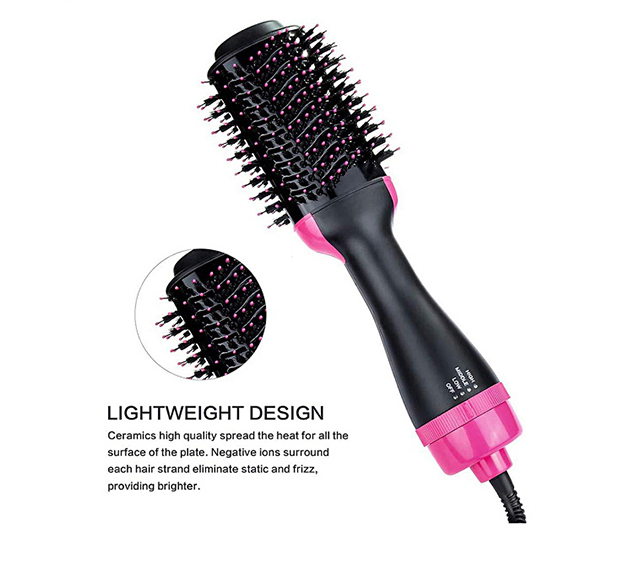 Negative Ion Hair Straightener Straight Hair Comb Automatic Hair Curler Curling Stick Multi-Function Infrared Hot Air Comb