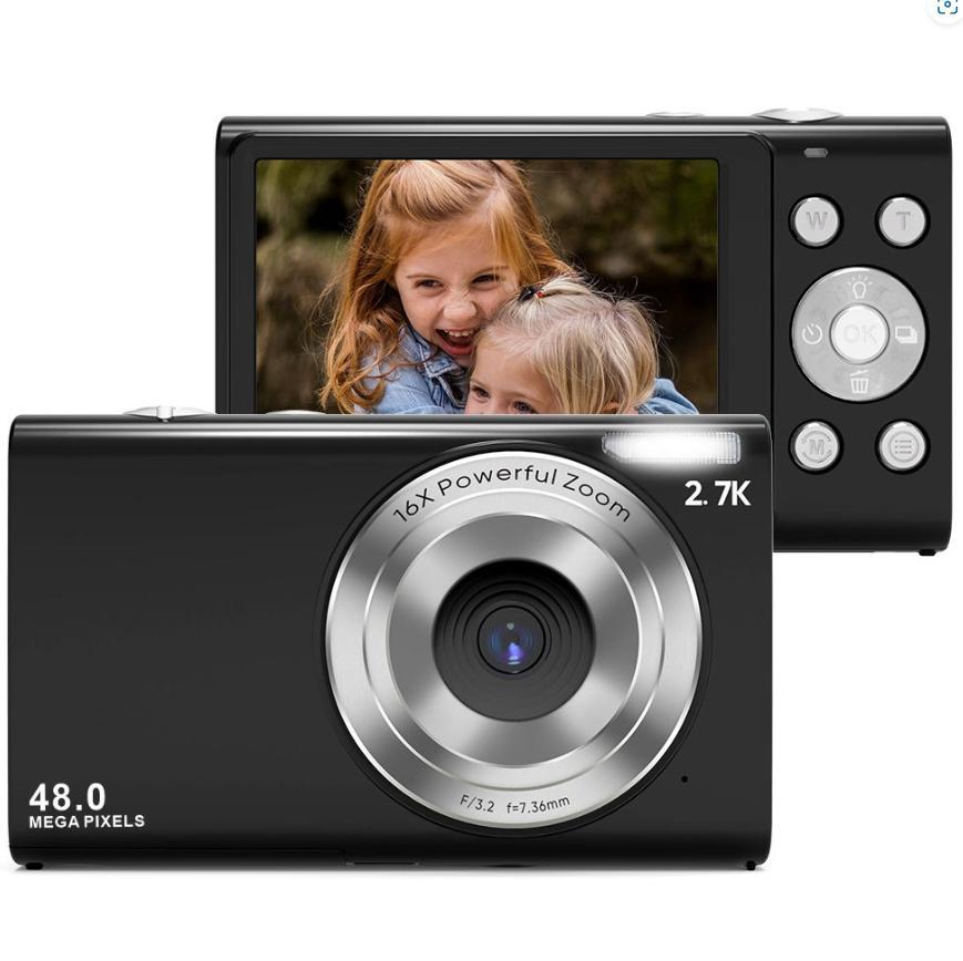 Factory High Quality Portable HD Digital Camera Children Selfie Digital Camera Kids Mini Photography Video Camera Wholesale