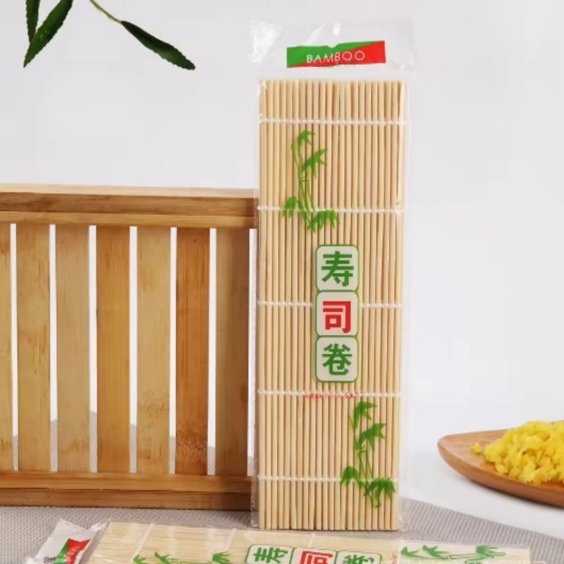 Wholesale Natural Bamboo Sushi Mat Japanese Cuisine Sushi Rolling Mat