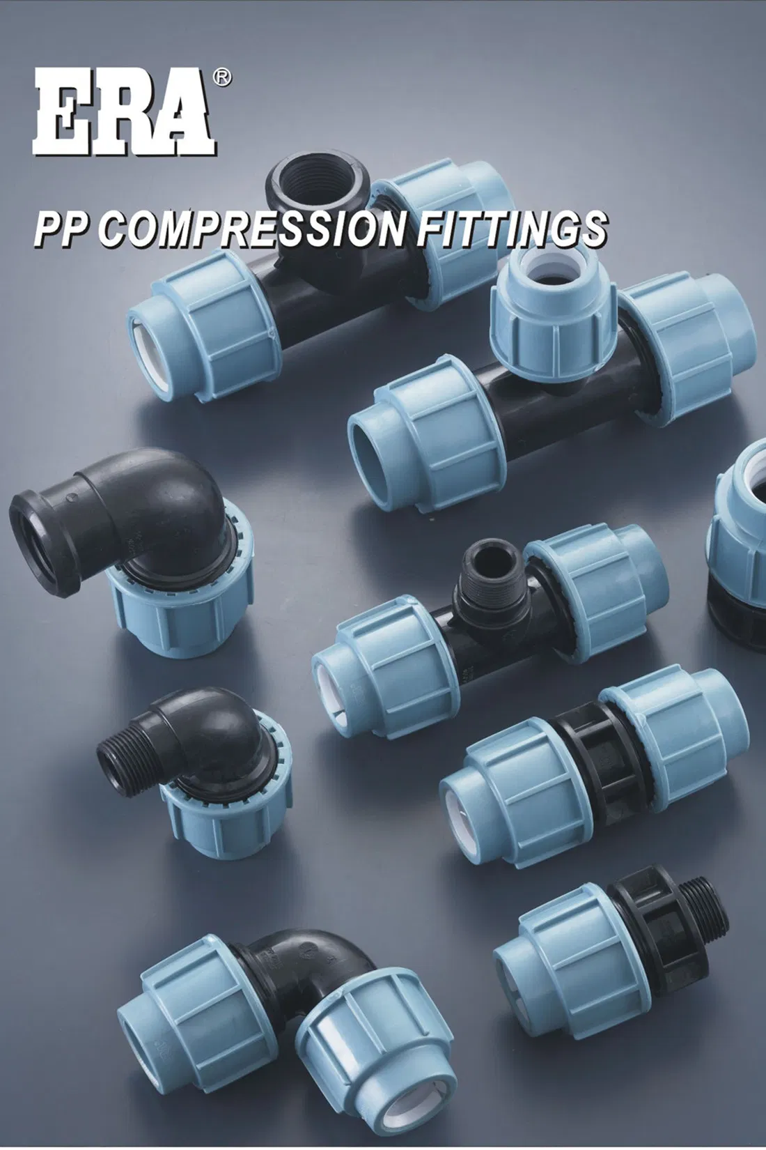 Era Piping Systems PP Compression/Irrigation Fitting Standard ISO1587AS/NZS4129 with Watermark & Wras