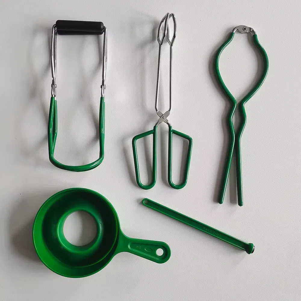 Hot 6 Piece Canning Kit Include Jar Lifter Canning Funnel Canning Tongs Lid Lifter Bubble Popper