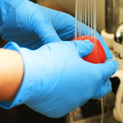 China Factory Price High Quality Blue Black Clear Pink Nitrile Glove