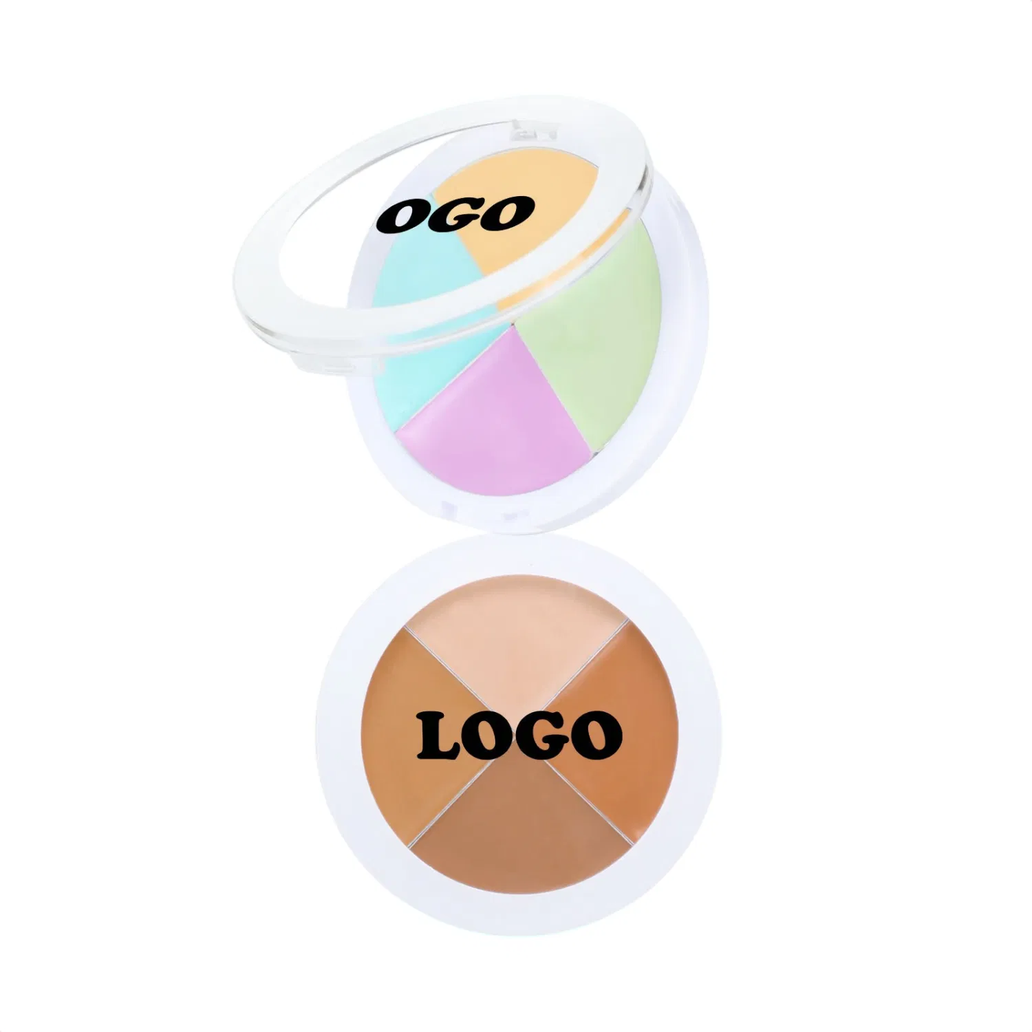 Natural Multi-Color Foundation HD Concealer Cream Palette for Flawless Skin