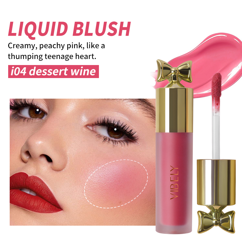 Beauty Makeup Soft Lightweight Vegan Creamy Smooth Contouring Rouge Liquid Blush