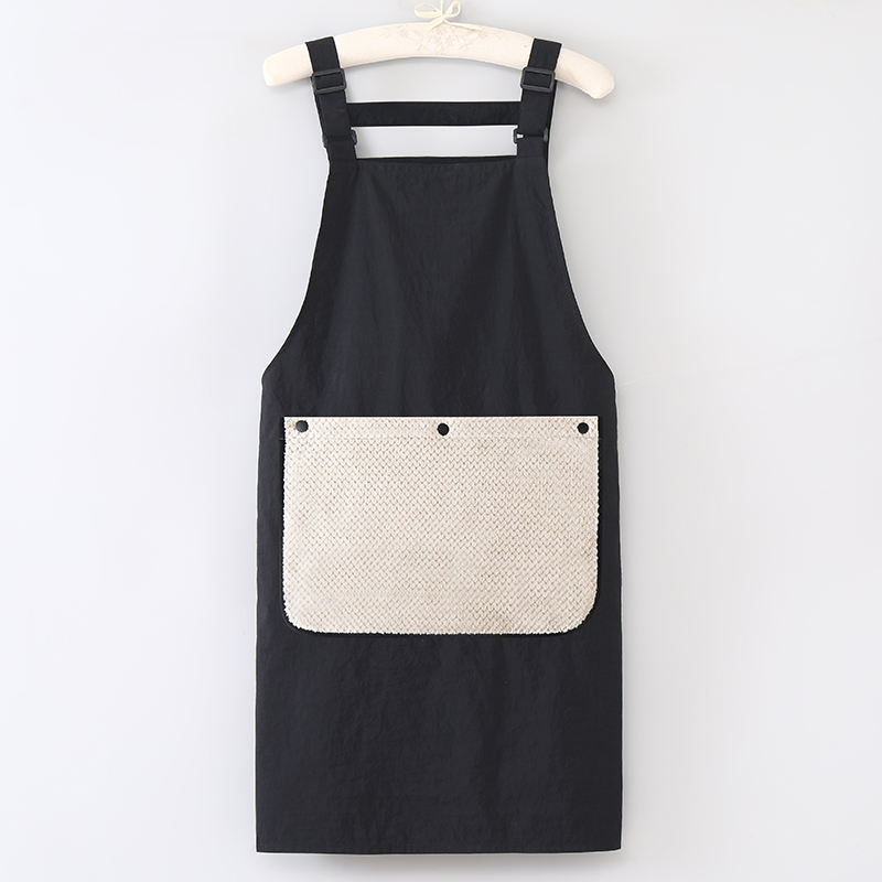 Wholesale Custom Printing Embroidery Logo Kitchen Adjustable Bib Soft Chef Apron