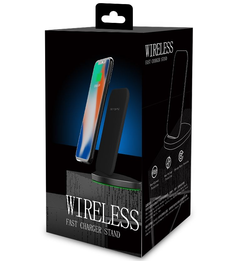 Customized Order Available Ready Ship Cell Phone Wireless Charger Fast Charging Desk Mount Electronic Component 10W Output Power 5V/1A Output 5V/2A Otp