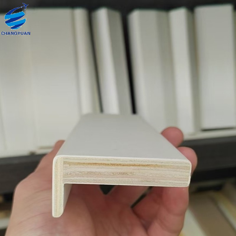 Decorative Moldings Modern White Primed MDF Baseboard Wood Carved Mouldings for Interior Home Deco Construction-Decoration Factory Price