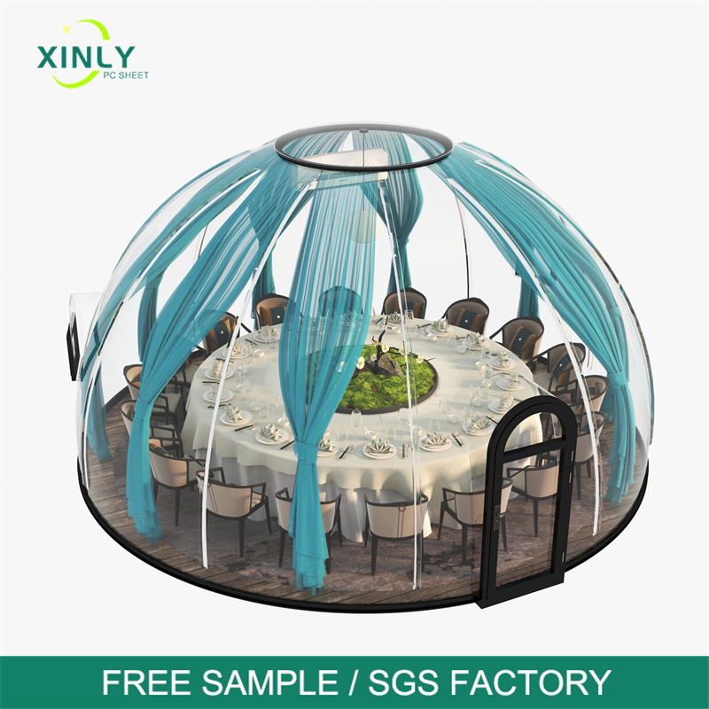 Polycarbonate Home Bubble Tent for Dining Cafe House Starry Sky Cabin House
