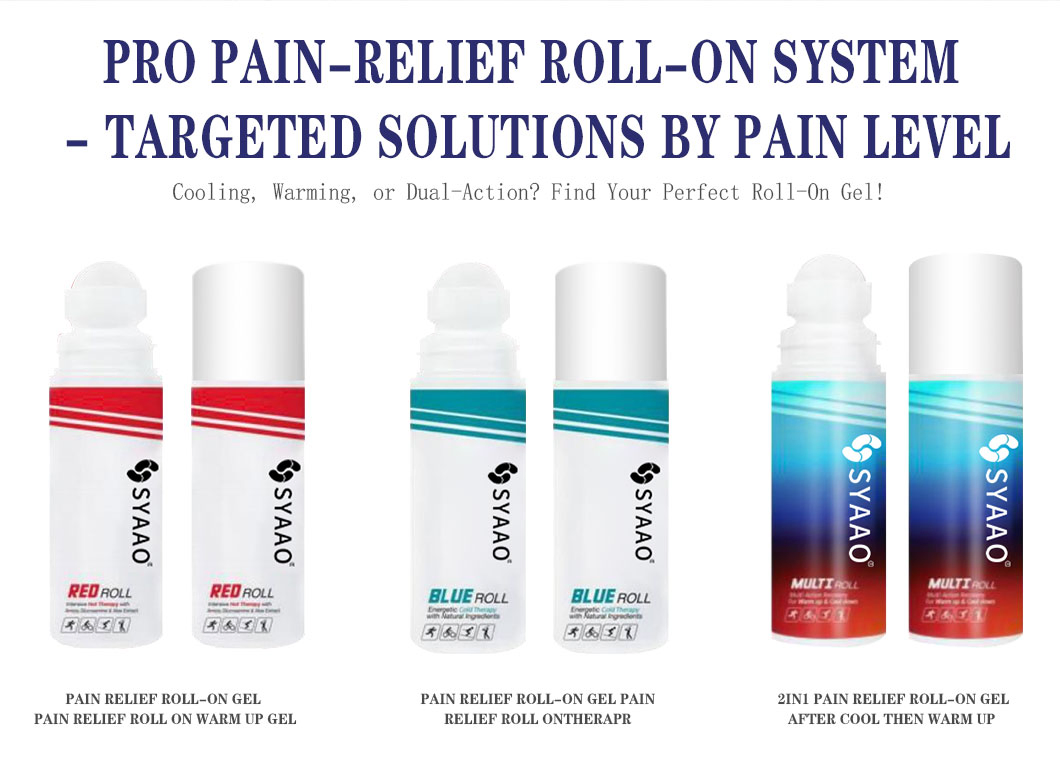 Factory Direct Private Label Joint Muscle Therapy Hydrogel Pain Relief Gel Pain Relieving Roll-on for Pain Relief