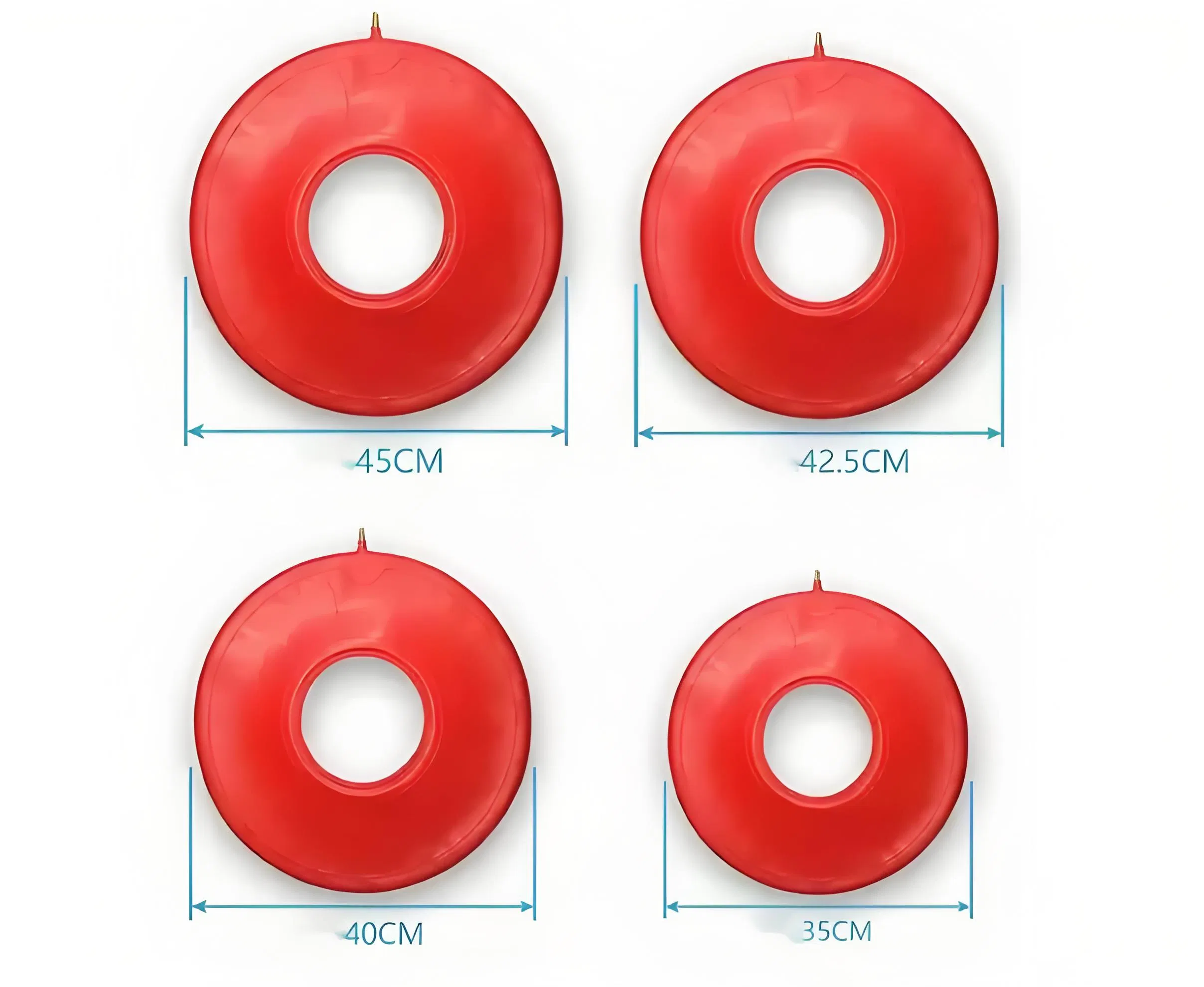 High Quality Medical Red Round Rubber Air Cushion