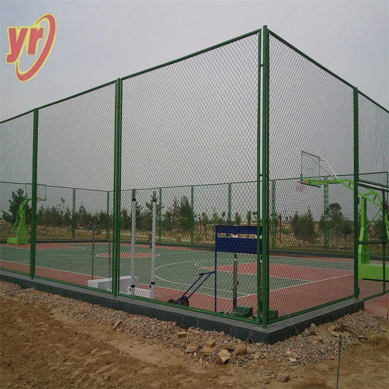 Durable Flexible Diamond Chain Link Stadium Fence China Trustworthy Factory