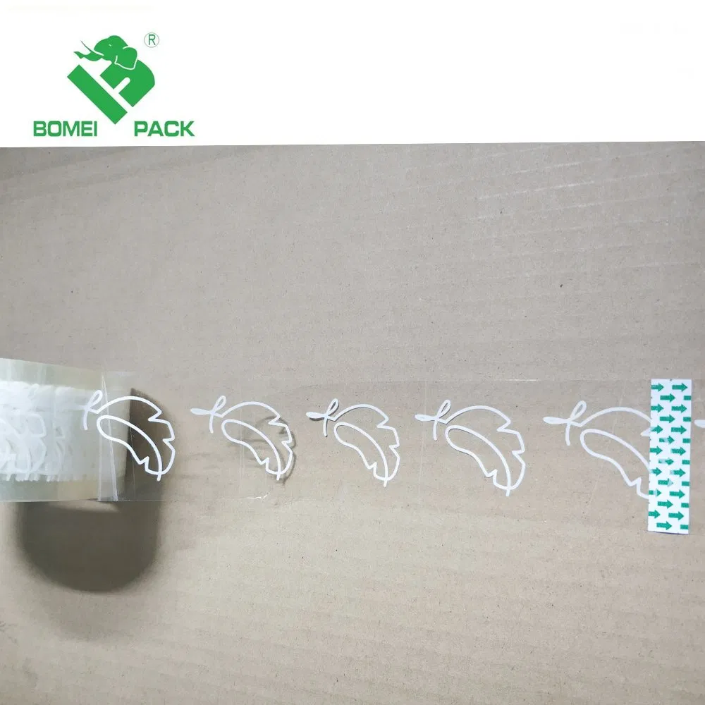 Strong Viscosity BOPP Packing Tape Custom Logo Printed Clear Sellotape