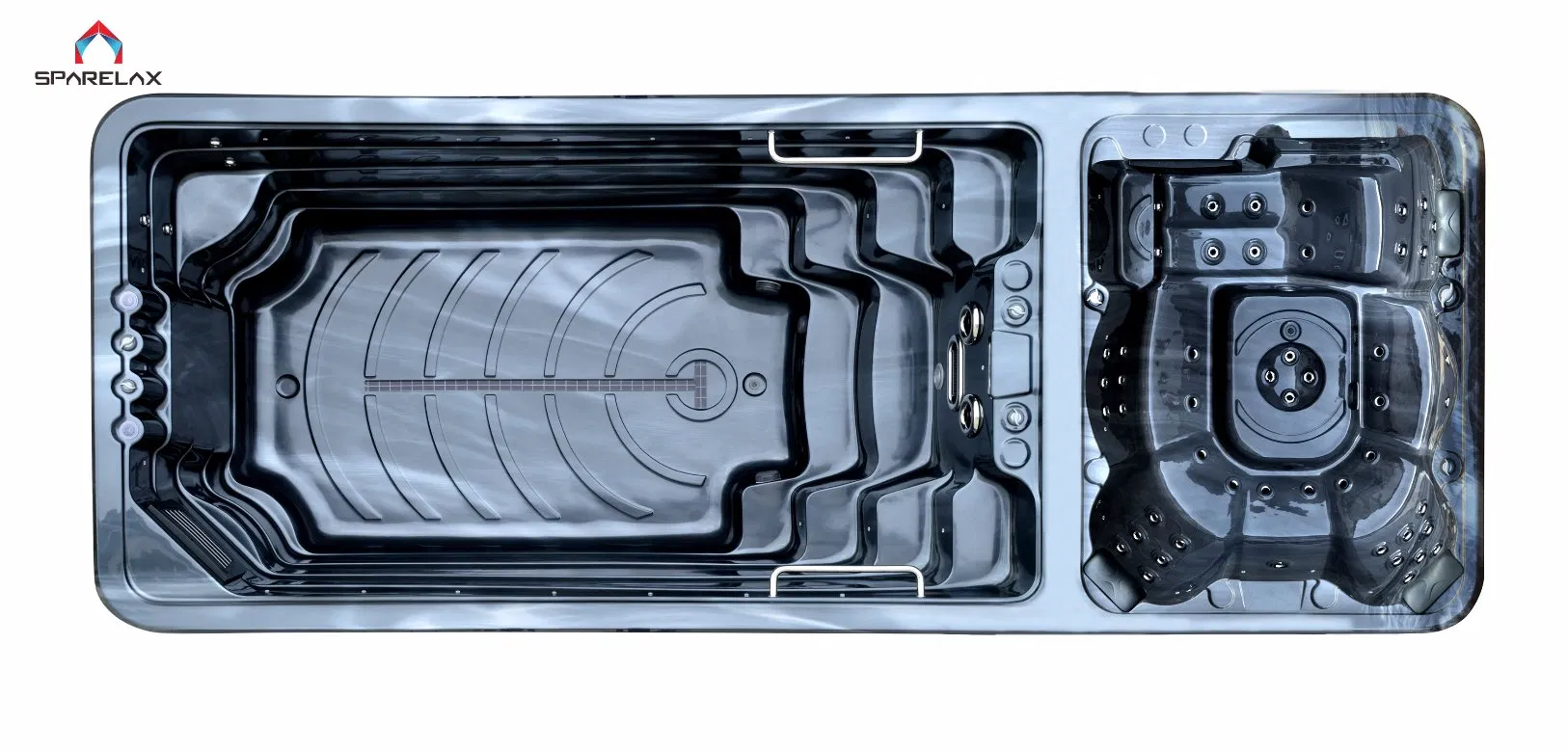 Плавательный SPA Lux 5.8 м с зоной гидротерапии