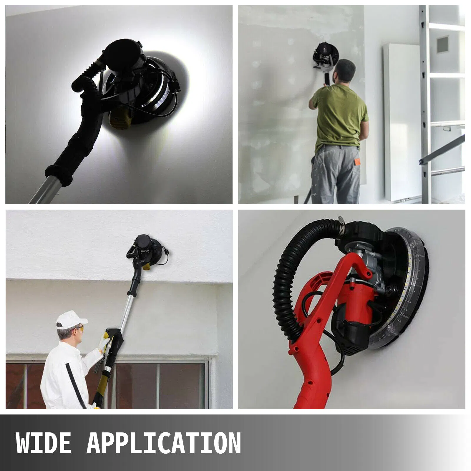 Vacuum Ceiling Corner Variable Speed Sanding Drywall Sander Machine