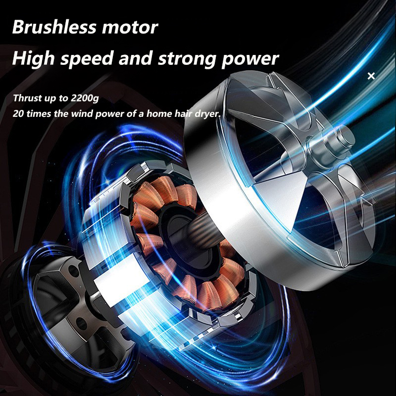 Dust Blower with Fan Electric Mini Jet Fan Rechargeable Turbo Fan