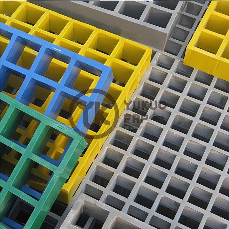Factory Customization Corrosion Resistant GRP/FRP/Fiberglass Grating / Composite Grille
