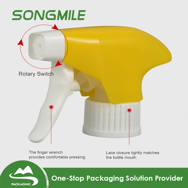 New Style Premium Quality Materials 28/410 Stream Spray All Plastic Trigger Sprayer