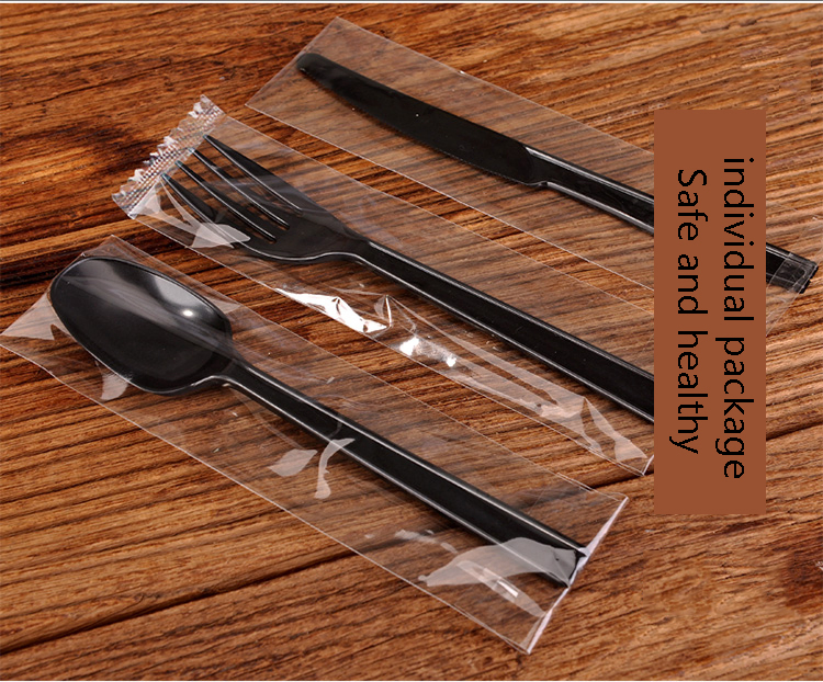 Fork Spoon Towel Sets Disposable Plastic Cake Fork