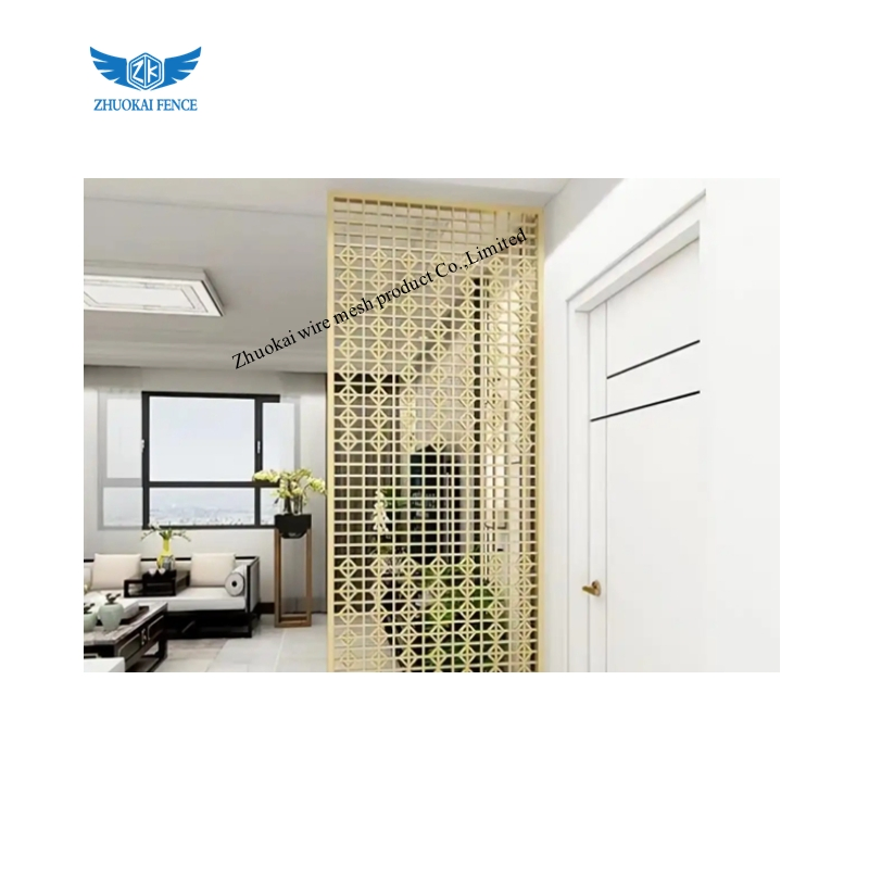 Factory Customized Dining Room Metal Divider Stainless Steel Screen for Hotel Lobby