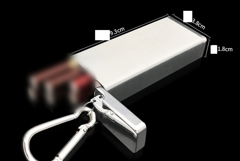 Ea604 Portable Silver Aluminium Women Holder Vintage Luxury Lighter Case Accessories Custom Display Tin Waterproof Metal Cigarette Cases