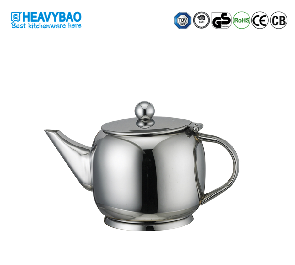Heavybao Stainless Steel Tea Pot Tea and Coffee Drip Pour Over Handle Kettle Pot