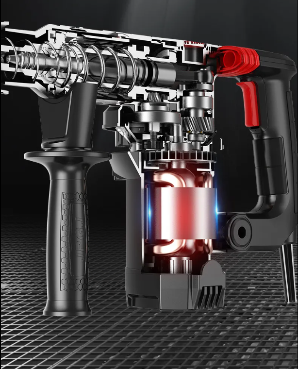 Powerful Impact Hammer Drill - Cordless Electric Tool for Concrete
