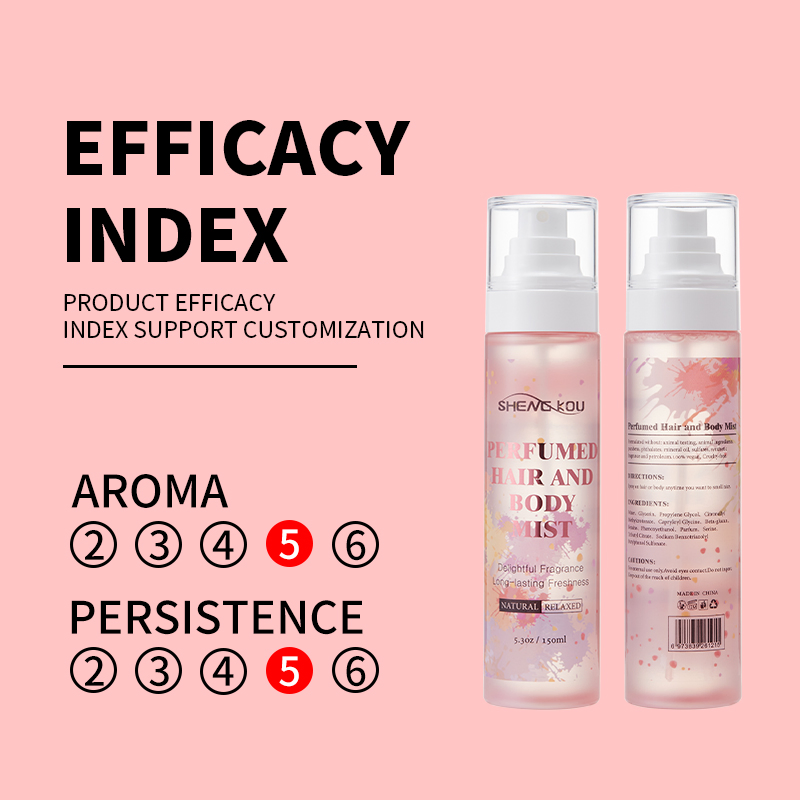 Private Label Alcohol Free Long Lasting Party Daily Organic Hair Perfume Mist Spray for All Hair Types