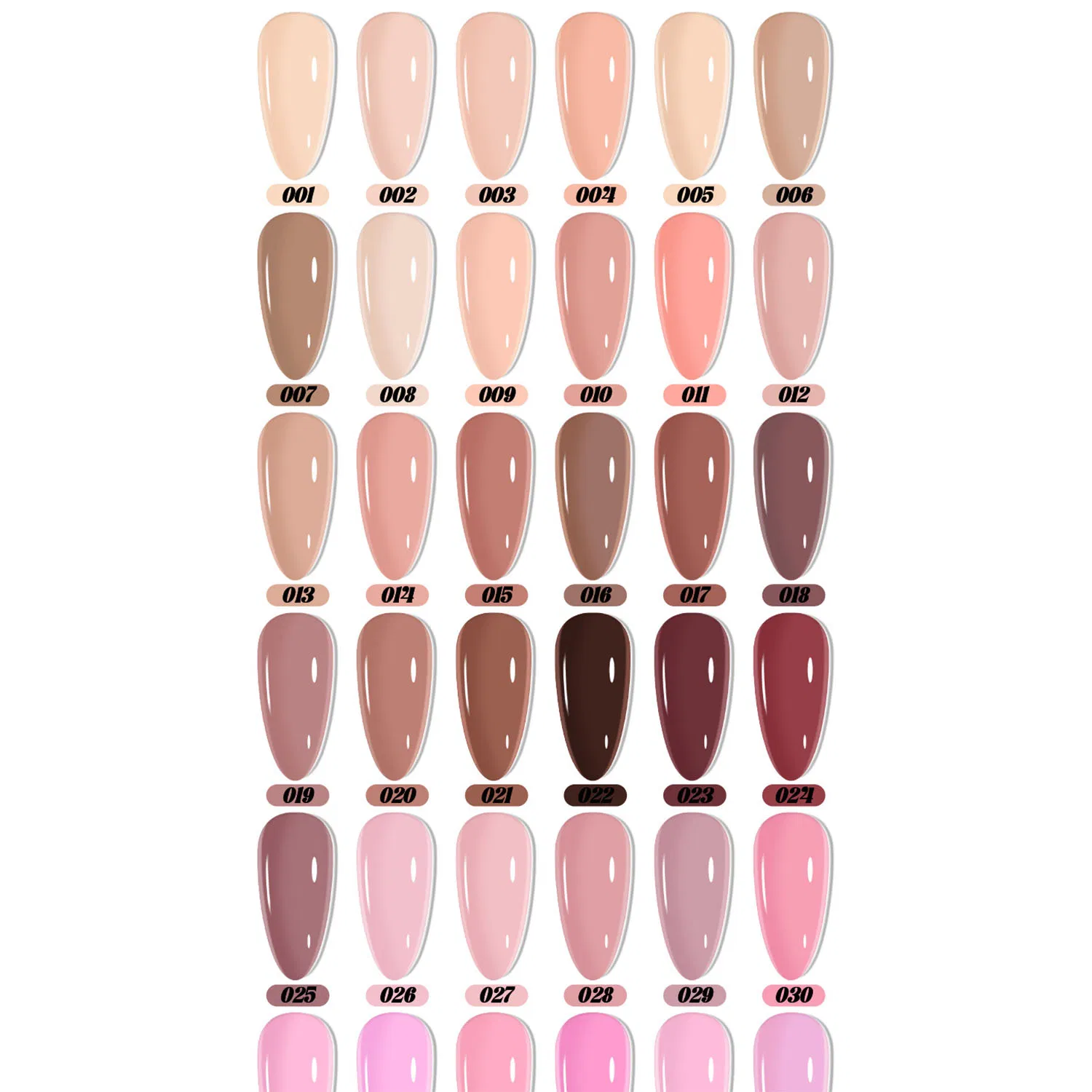 120-Color Plastic Bottle Gel Nailpolish Custom Selection Set, Nail Art Gel Polish