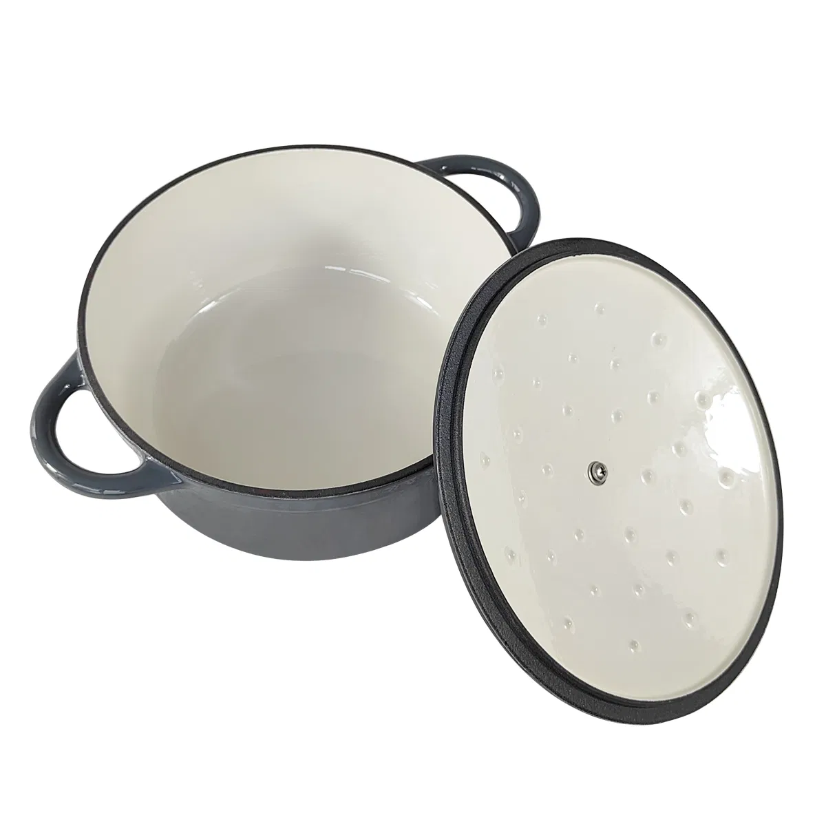 4qt Enamel Cast Iron Casserole with Lid - Perfect for Everyday Cooking