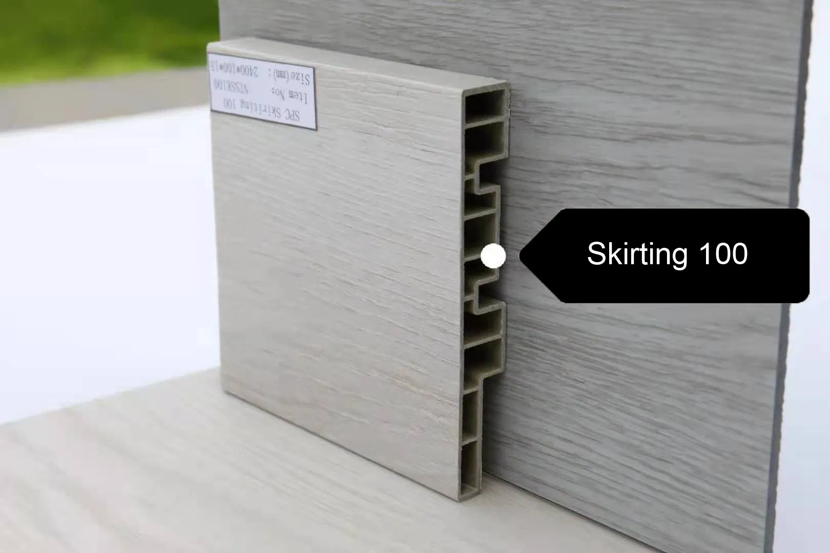 Vinyl Plank Flooring Accessories, PVC Moulding, Spc Skirting Baseboard