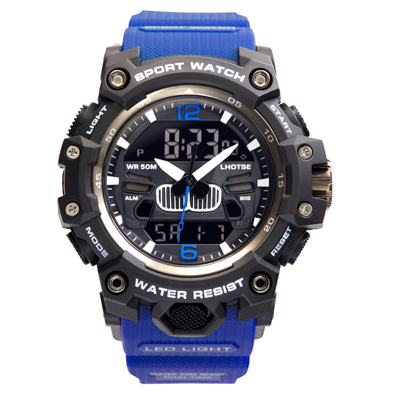 Waterproof Wristwatch Male Clock Relogio Masculino Business Multifunction Sports Watch G Series Shock Style Leather Bracelet Transparent Double Replica Clone