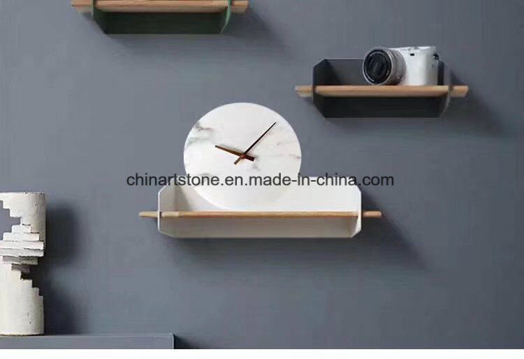 Nature Marble Clocks for House Decoration