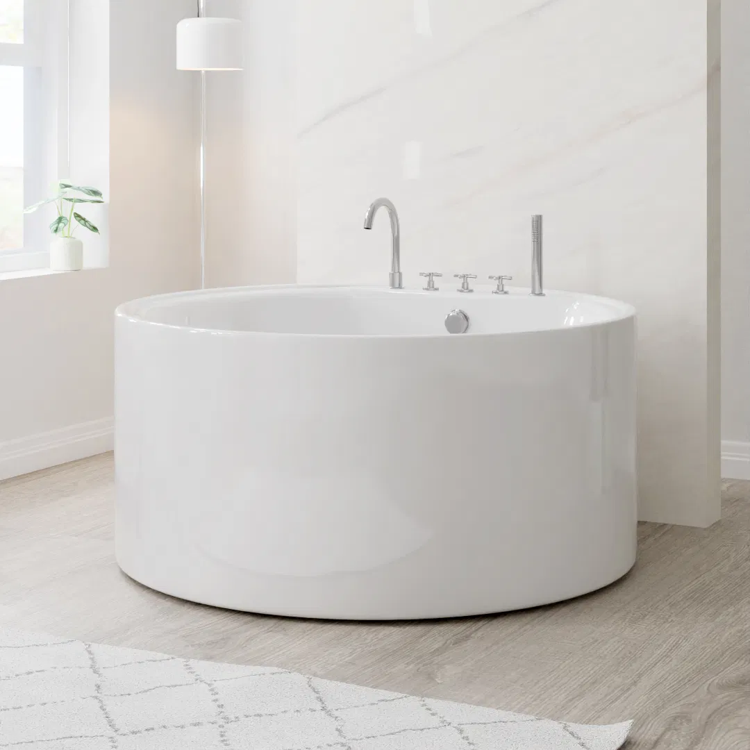 Круглая ванна с гидромассажем для СПА-процедур